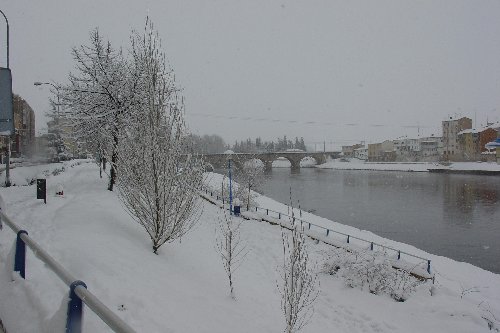 Nieve en la ciudad (año 2002)